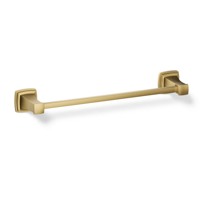 KOHLER K-27409 Riff 18" towel bar, vibrant brushed moderne brass - view 5