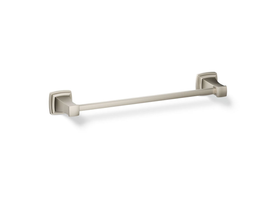 KOHLER K-27409 Riff 18" towel bar, vibrant brushed nickel