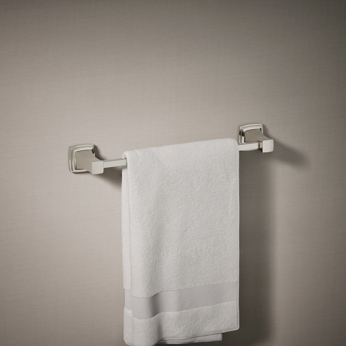 KOHLER K-27409 Riff 18" towel bar, vibrant polished nickel - view 4