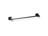 KOHLER K-27410 Riff 24" towel bar, matte black