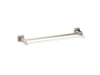 KOHLER K-27410 Riff 24" towel bar, vibrant brushed nickel