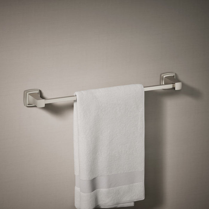 KOHLER K-27410 Riff 24" towel bar, vibrant brushed nickel - view 3