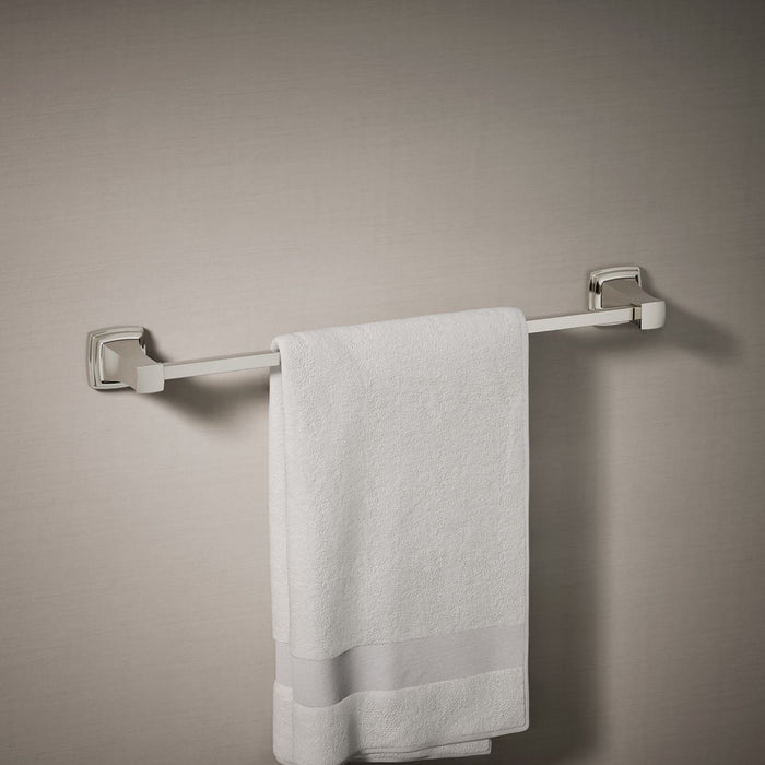 KOHLER K-27410 Riff 24" towel bar, vibrant polished nickel - view 3