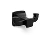 KOHLER K-27411 Riff Double robe hook, matte black
