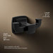 KOHLER K-27411 Riff Double robe hook, matte black - view 4