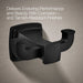 KOHLER K-27411 Riff Double robe hook, matte black - view 5
