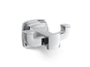 KOHLER K-27411 Riff Double robe hook, polished chrome