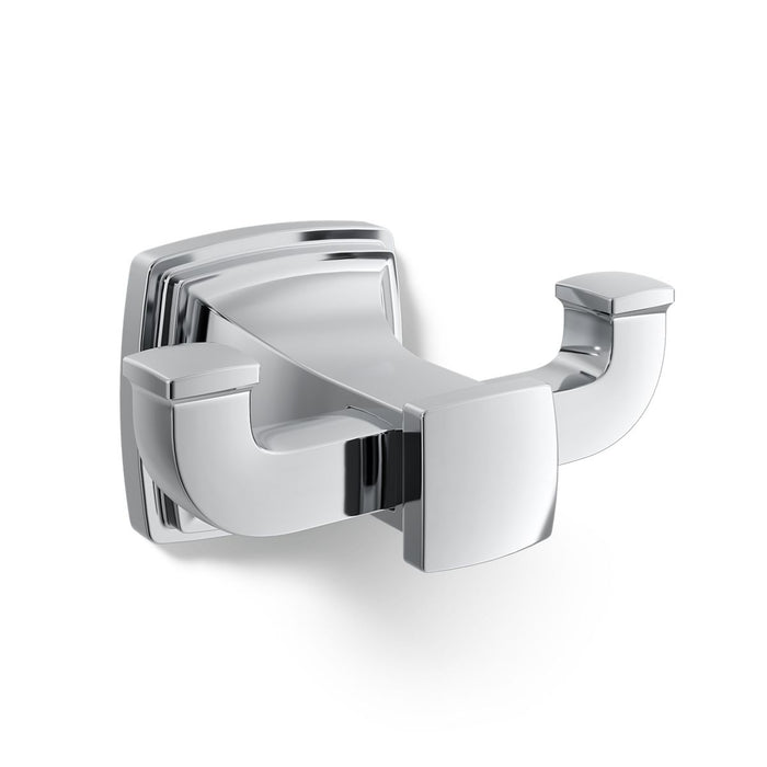 KOHLER K-27411 Riff Double robe hook, polished chrome - view 3