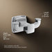 KOHLER K-27411 Riff Double robe hook, polished chrome - view 4