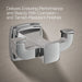 KOHLER K-27411 Riff Double robe hook, polished chrome - view 5