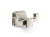 KOHLER K-27411 Riff Double robe hook, vibrant brushed nickel