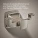 KOHLER K-27411 Riff Double robe hook, vibrant brushed nickel - view 5