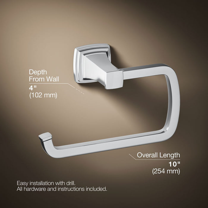 KOHLER K-27412 Riff Towel ring, polished chrome - view 5