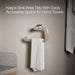 KOHLER K-27412 Riff Towel ring, vibrant brushed nickel - view 4