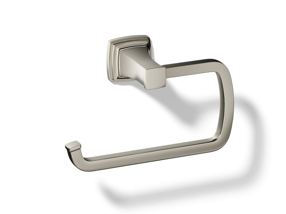 KOHLER K-27412 Riff Towel ring, vibrant polished nickel