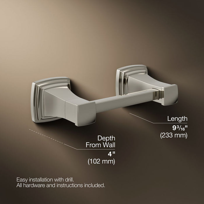 KOHLER K-27413 Riff Pivoting toilet paper holder, vibrant polished nickel - view 5