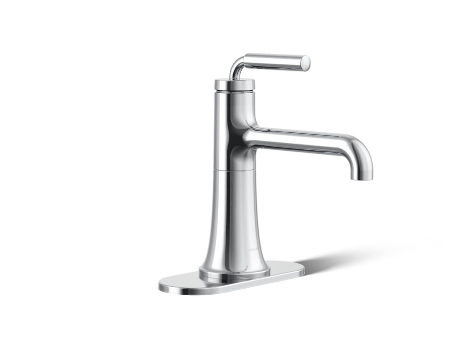 KOHLER K-27415-4K Tone Single-handle bathroom sink faucet, 1.0 gpm, polished chrome
