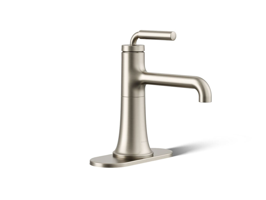 KOHLER K-27415-4K Tone Single-handle bathroom sink faucet, 1.0 gpm, vibrant brushed nickel