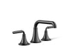 KOHLER K-27416-4 Tone Widespread bathroom sink faucet, 1.2 gpm, matte black