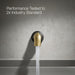 KOHLER K-27422 Tone Wall-mount bath spout with diverter, matte black with brushed moderne brass - view 5