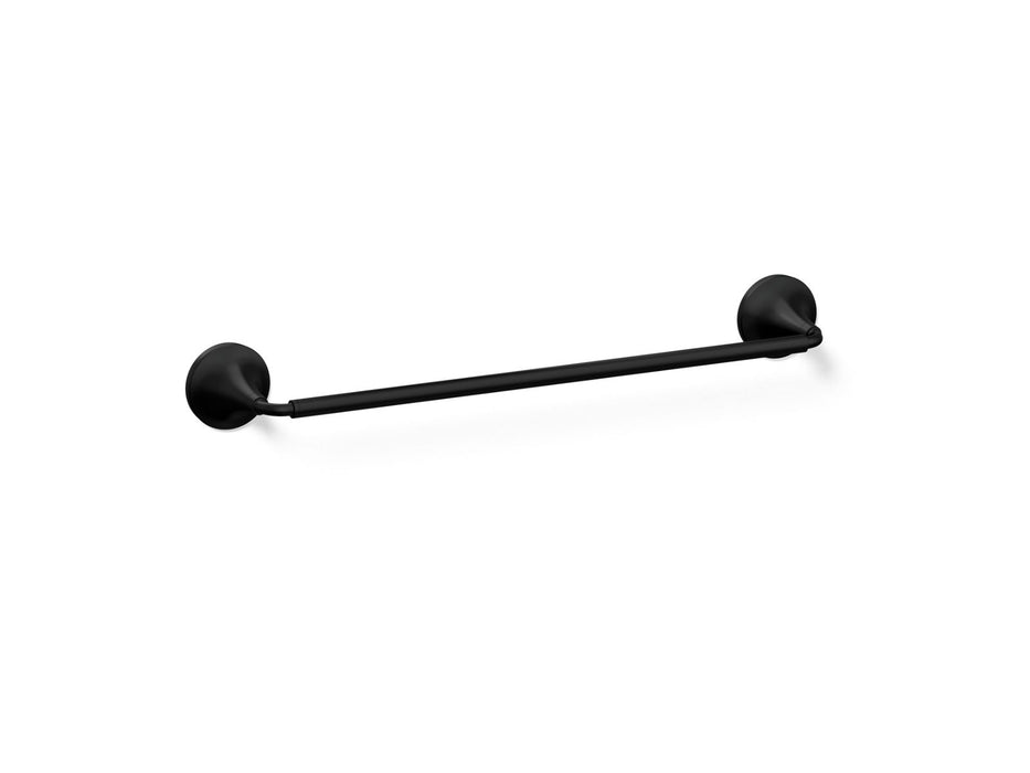 KOHLER K-27425 Tone 18" towel bar, matte black