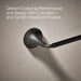 KOHLER K-27425 Tone 18" towel bar, matte black - view 2