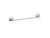 KOHLER K-27425 Tone 18" towel bar, polished chrome