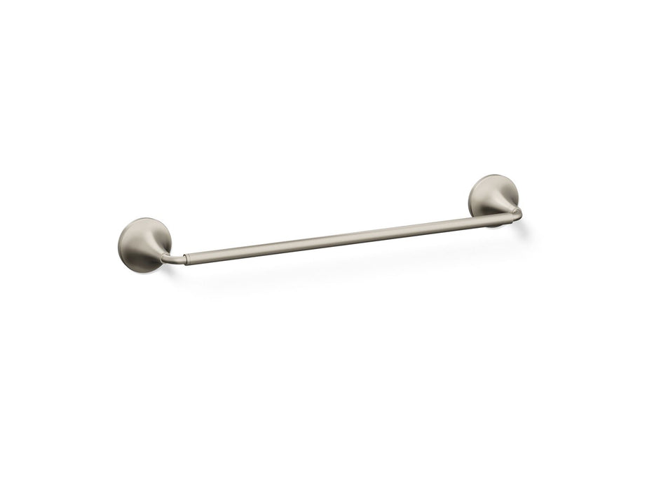 KOHLER K-27425 Tone 18" towel bar, vibrant brushed nickel