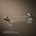 KOHLER K-27425 Tone 18" towel bar, vibrant brushed nickel - view 5