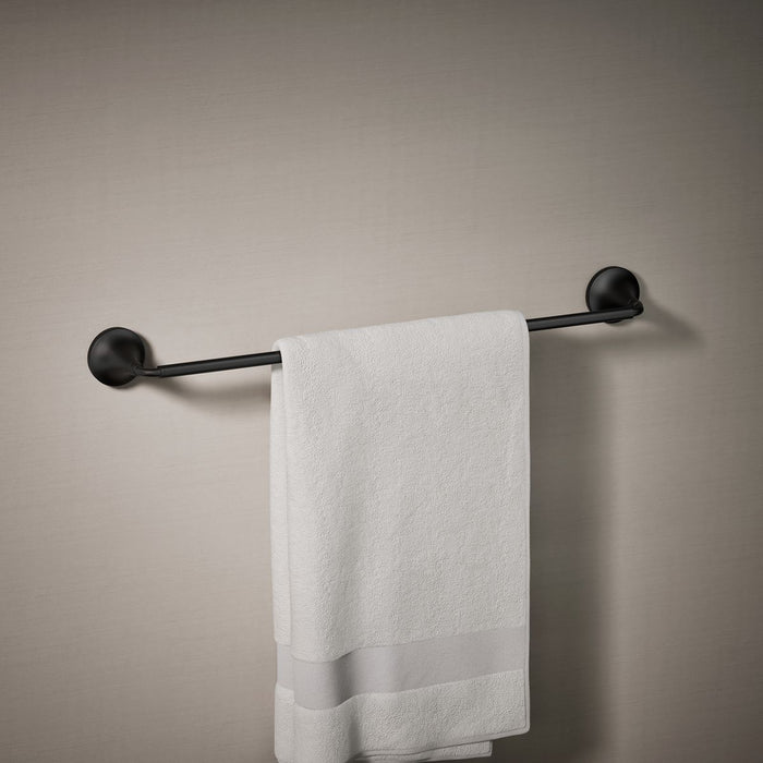 KOHLER K-27426 Tone 24" towel bar, matte black - view 3