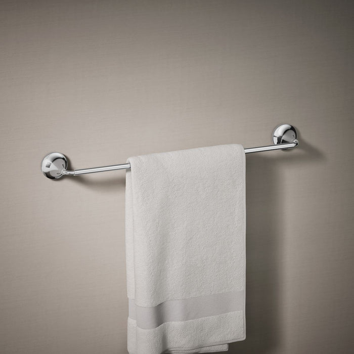 KOHLER K-27426 Tone 24" towel bar, polished chrome - view 3