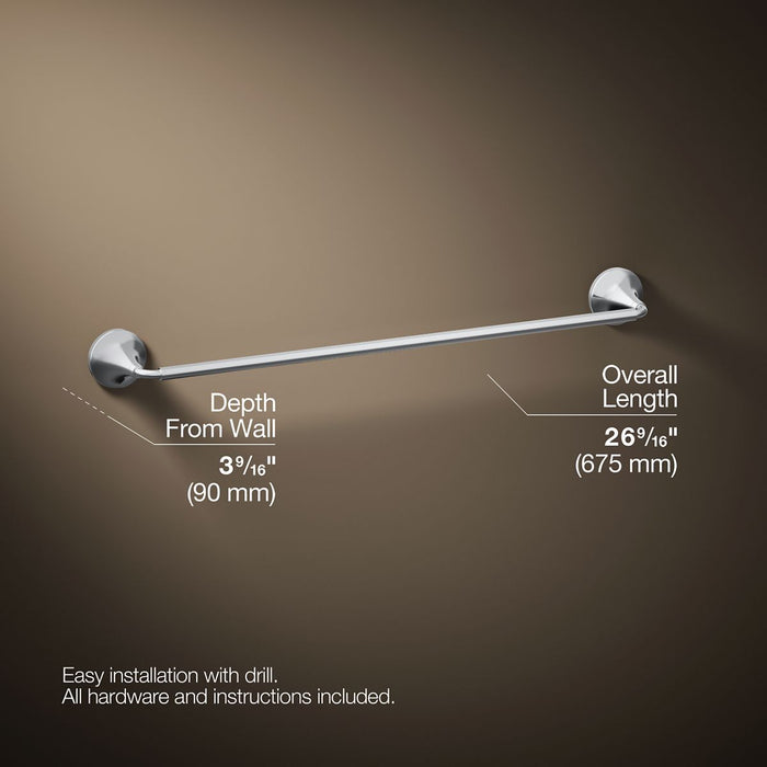 KOHLER K-27426 Tone 24" towel bar