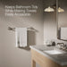 KOHLER K-27426 Tone 24" towel bar, vibrant brushed nickel - view 4