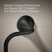 KOHLER K-27428 Tone Towel ring, matte black - view 5