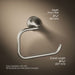 KOHLER K-27428 Tone Towel ring, vibrant brushed nickel - view 5
