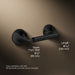 KOHLER K-27429 Tone Pivoting toilet paper holder, matte black - view 5