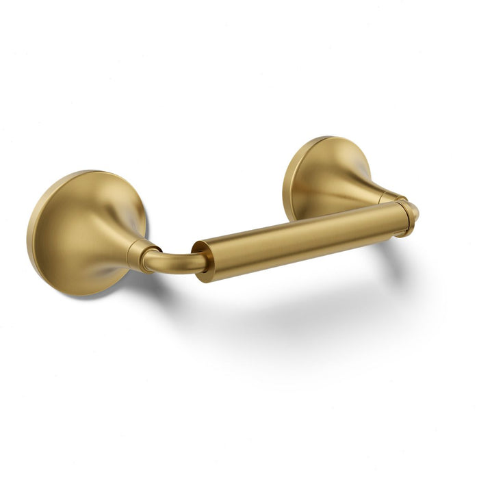KOHLER K-27429 Tone Pivoting toilet paper holder, vibrant brushed moderne brass - view 4