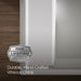 KOHLER K-2757-1 Tresham 24" square pedestal bathroom sink, white - view 2