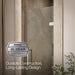 KOHLER K-27576-10L Composed 27-5/8"?Çô28-3/8" W x 71-1/2" H frameless pivot shower door with 3/8" Crystal Clear glass and...