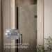 KOHLER K-27576-10L Composed 27-5/8"?Çô28-3/8" W x 71-1/2" H frameless pivot shower door with 3/8" Crystal Clear glass and...