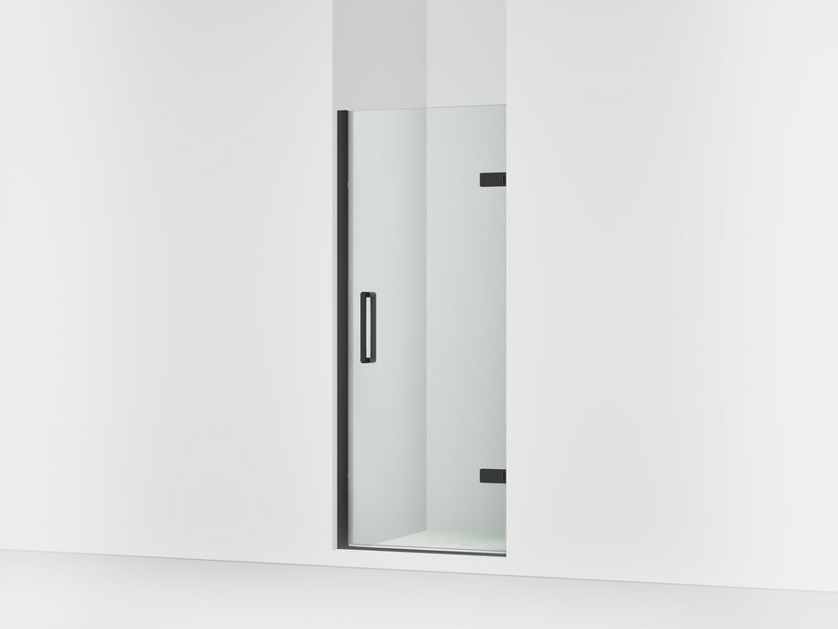 KOHLER K-27582-10L Composed 29-5/8"?Çô30-3/8" W x 71-1/2" H frameless pivot shower door with 3/8" Crystal Clear glass and...
