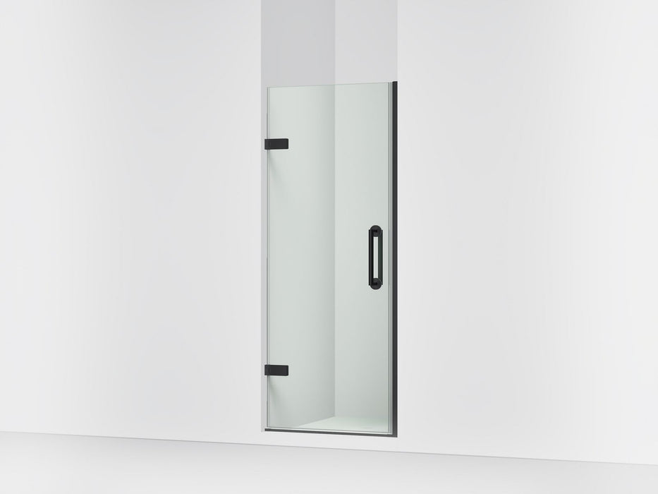 KOHLER K-27583-10L Components 29-5/8"?Çô30-3/8" W x 71-1/2" H frameless pivot shower door with 3/8" Crystal Clear glass...