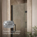 KOHLER K-27583-10L Components 29-5/8"?Çô30-3/8" W x 71-1/2" H frameless pivot shower door with 3/8" Crystal Clear glass...