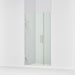 KOHLER K-27589-10L Components 33-5/8"?Çô34-3/8" W x 71-1/2" H frameless pivot shower door with 3/8" Crystal Clear glass...