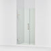 KOHLER K-27600-10L Composed 39-5/8"?Çô40-3/8"W x 71-1/2"H frameless pivot shower door with 3/8" Crystal Clear glass and...