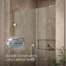 KOHLER K-27607-10L Components 71-1/2" x 46-3/4" frameless pivot shower door with 3/8" Crystal Clear glass and...