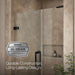 KOHLER K-27607-10L Components 71-1/2" x 46-3/4" frameless pivot shower door with 3/8" Crystal Clear glass and...