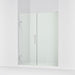 KOHLER K-27616-10L Composed 57-1/4"?Çô58" W x 71-1/2" H frameless pivot shower door with 3/8" Crystal Clear glass and...