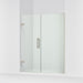 KOHLER K-27617-10L Components 57-1/4"?Çô58" W x 71-1/2" H frameless pivot shower door with 3/8" Crystal Clear glass and...