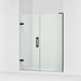 KOHLER K-27617-10L Components 57-1/4"?Çô58" W x 71-1/2" H frameless pivot shower door with 3/8" Crystal Clear glass and...